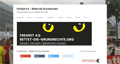 Desktop Screenshot of freiheitstattangst.de