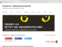 Tablet Screenshot of freiheitstattangst.de